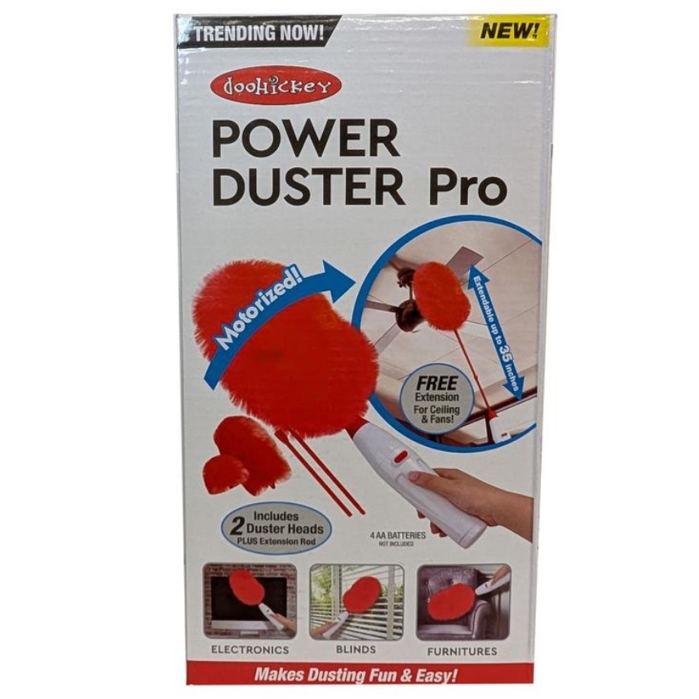 Power Duster Pro - Red Motorized Cleaning Duster